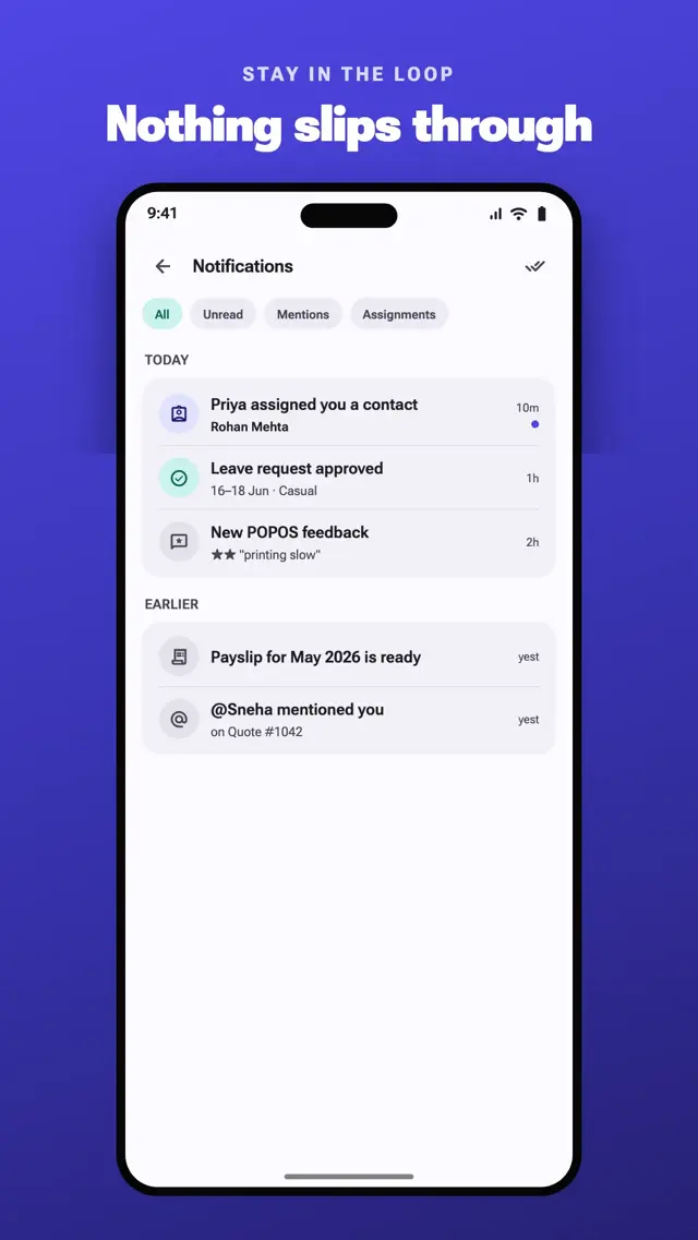 Devikon — Notifications