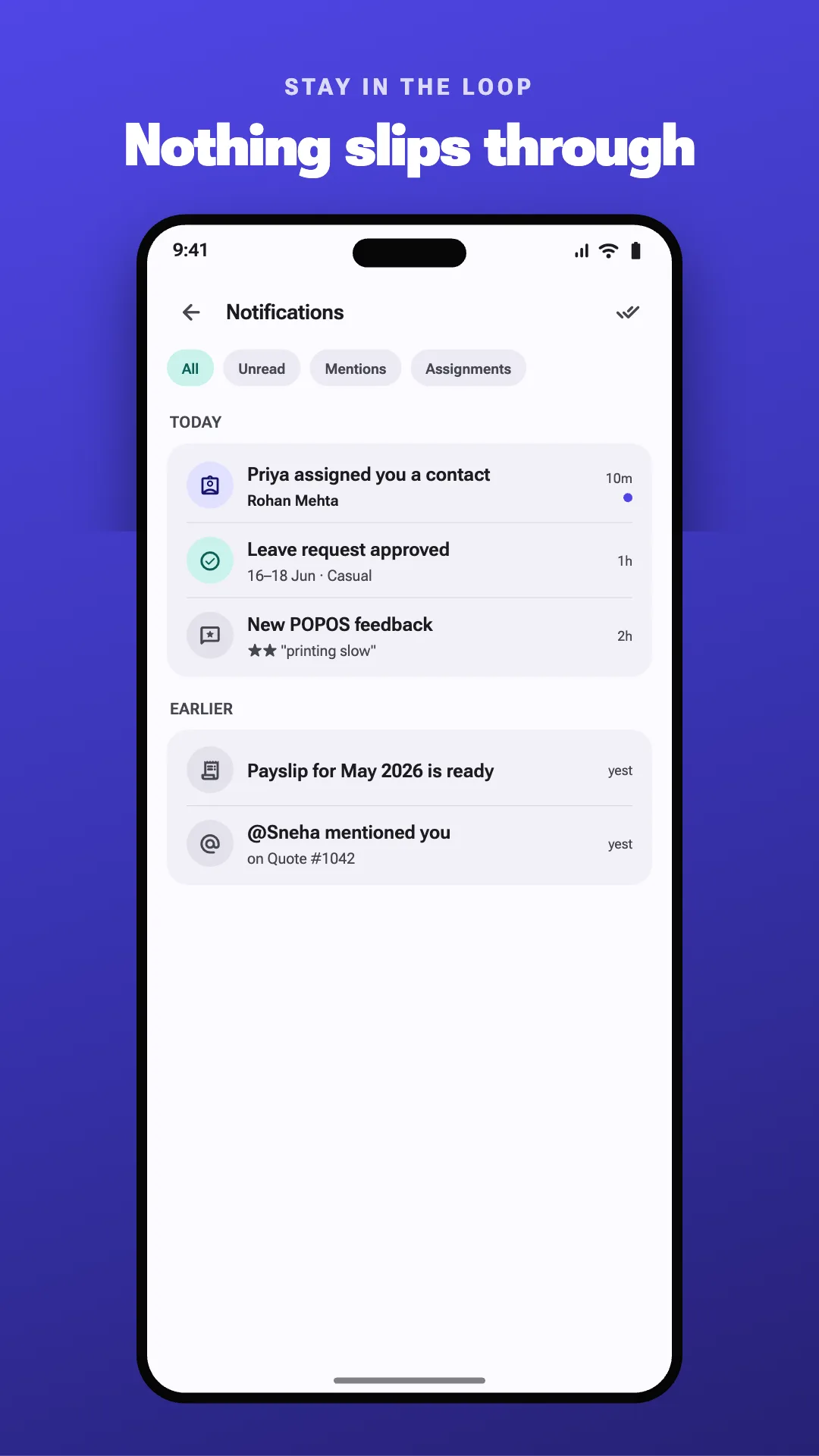Devikon — Notifications